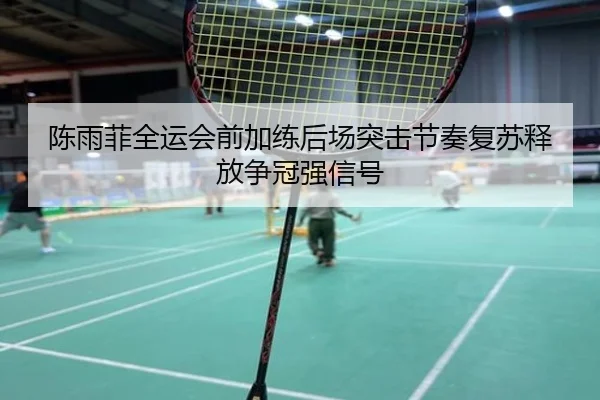 陈雨菲全运会前加练后场突击节奏复苏释放争冠强信号 | SabaSports